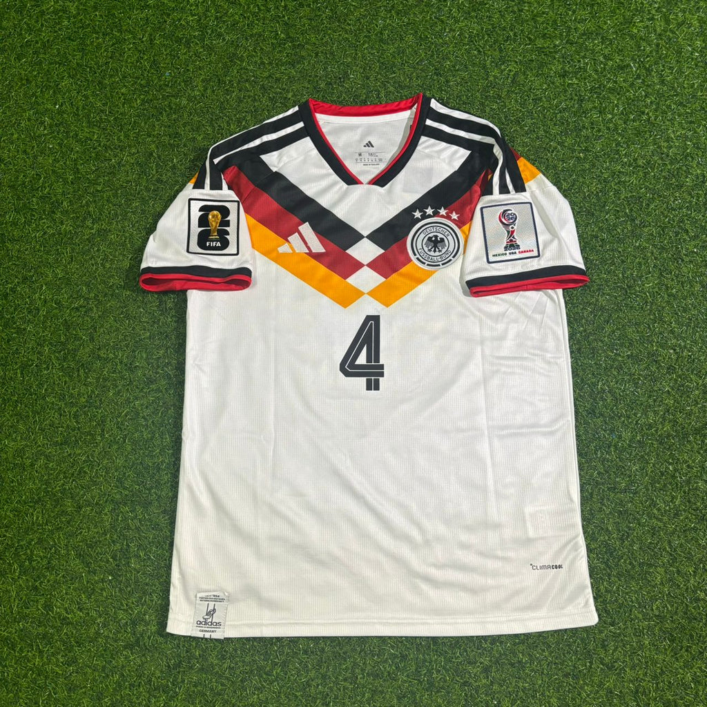 Germany 2026 World Cup Home Jersey – Jonathan Tah – Front View