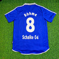 Jörg Böhme Schalke 04 2000–2002 Heim Retro Blau – Back View