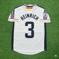 1998 Jörg Heinrich Deutschland World Cup Retro Fußballtrikot – Back View