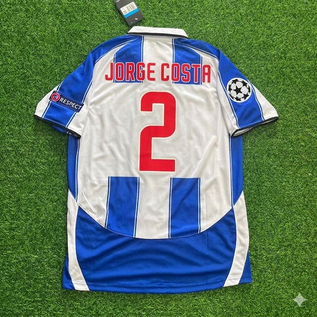 Porto Retro Football Jersey – Jorge Costa 2- – Back View
