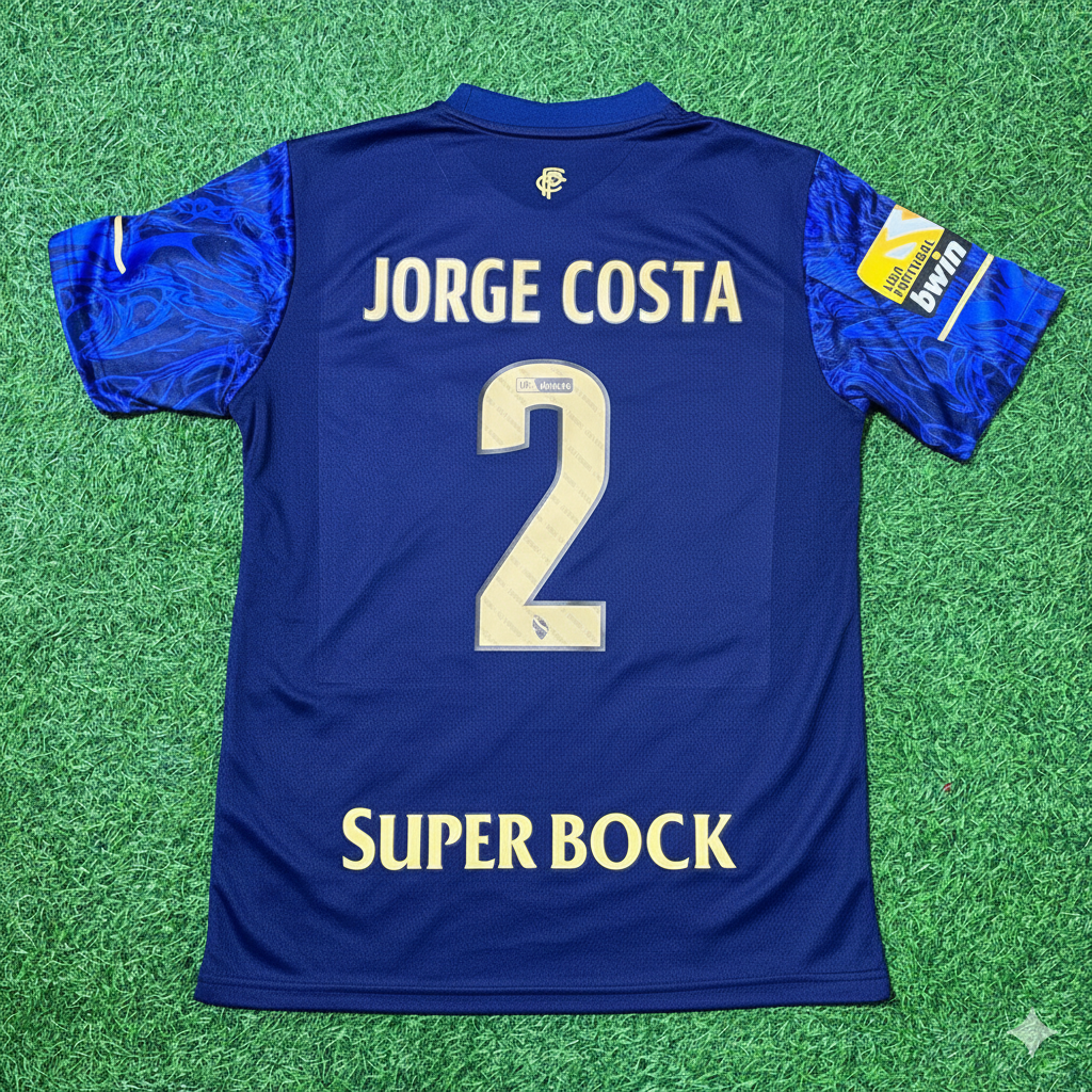 Porto Retro Football Jersey – Jorge Costa FC – Back View