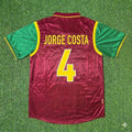 Portugal 1998 World Cup Retro Jersey – Jorge Costa #4 – Back View