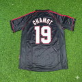 José Chamot #19 AC Milan 1998/99 Black Retro Football Jersey – Back View