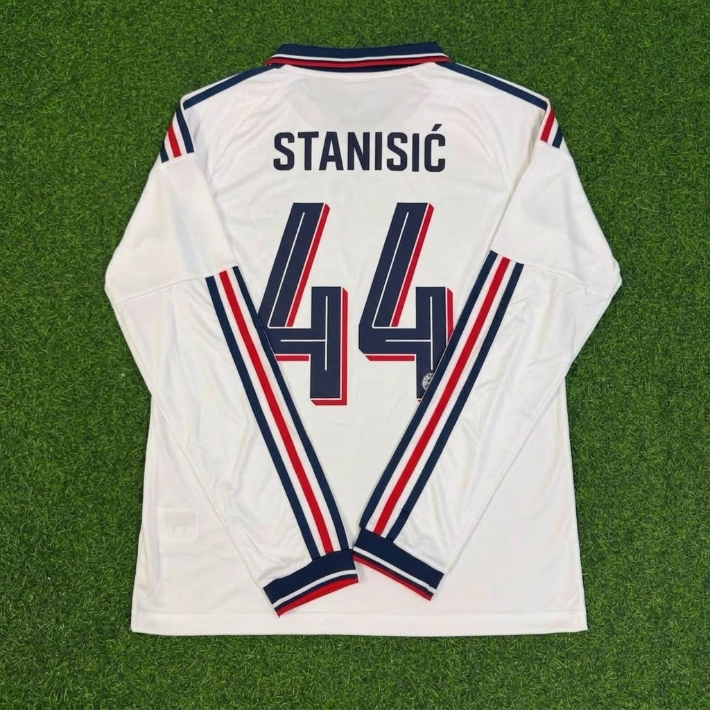 Josip Stanišić #44 Bayern Munchen 2027 Away Long Sleeve New season – Back View
