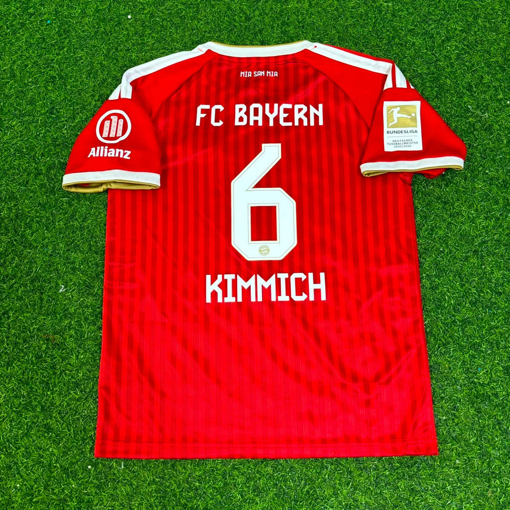 Bayern Munich 2026 Bundesliga Champions Football Jersey – Joshua Kimmich #6 – Back View