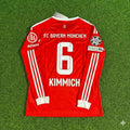 Joshua Kimmich #6 Bayern Munich 2026 Champions League Long Sleeve Football Jersey – Back View