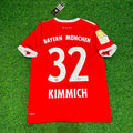 2017/18 Joshua Kimmich Bayern Munich Retro Home Football Jersey – Back View