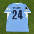 Manchester City 2026-27 Home New Season Champions League Patch Jersey – Joško Gvardiol #24 – Back View