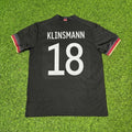 Jürgen Klinsmann #18 Germany Black Retro Football Jersey – Back View