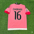 Juventus Retro Pink 2015-2016 Jersey – Juan Cuadrado – Back View