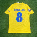 Juan Roman Riquelme 8 – Villarreal 2009–2010 Retro Home Kit Jersey – | | – Back View