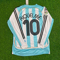 Argentina 2006 World Cup Retro Long Sleeve Football Jersey – Juan Román Riquelme #10 – Back View