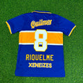 Juan Román Riquelme Boca Juniors 1996 1997 Retro Jersey – Back View