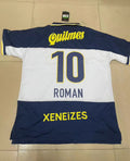 Juan Roman Riquelme Boca Juniors 1998 1999 White Retro Football Jersey – Back View