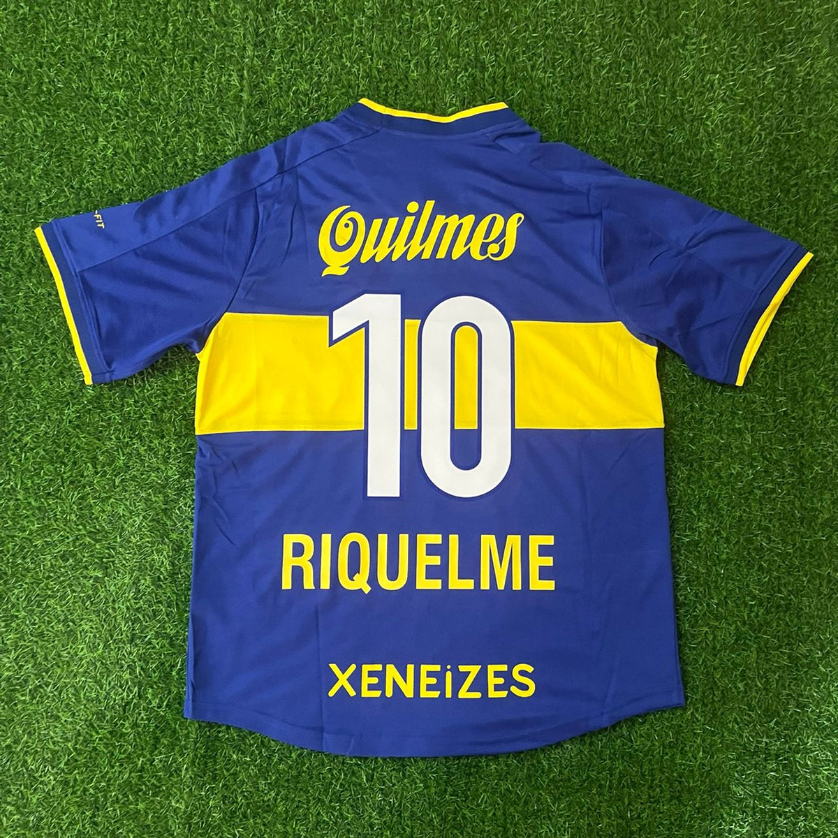 Juan Roman Riquelme Boca Juniors 2000 Retro Football Jersey – Back View