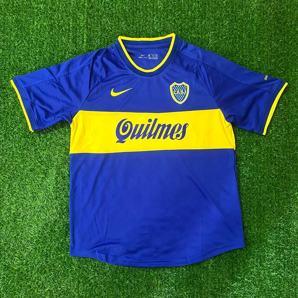 Juan Roman Riquelme Boca Juniors 2000 Retro Football Jersey – Front View