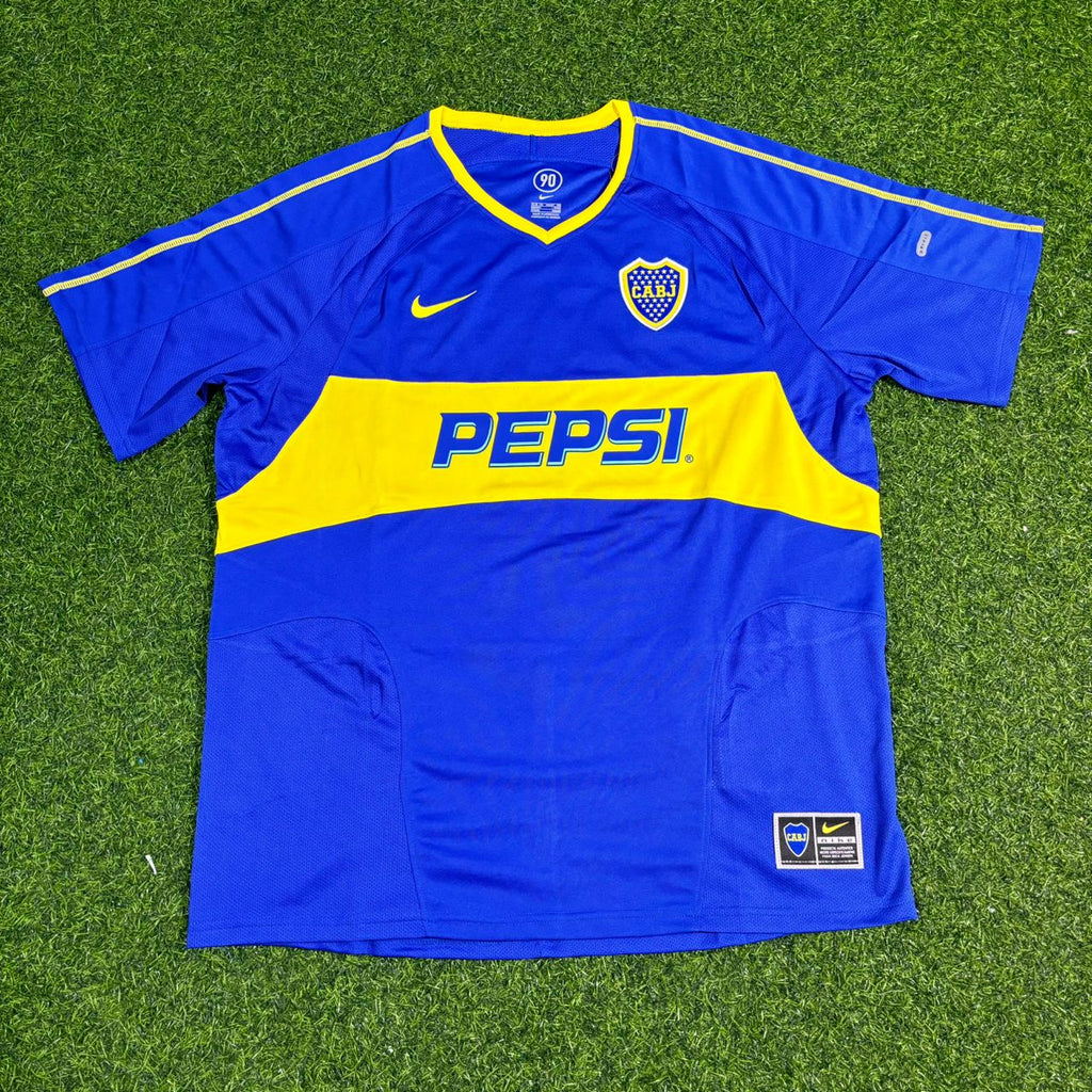 Boca Juniors Retro Football Jersey – Juan Román Riquelme – Front View