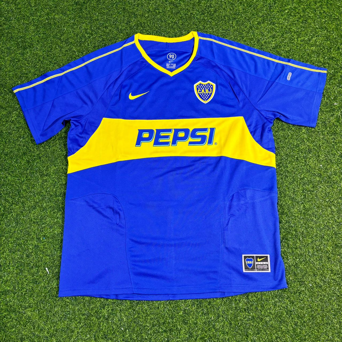 Boca Juniors Retro Football Jersey – Juan Román Riquelme – Front View