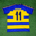 1998/99 Juan Sebastián Verón Parma Calcio Retro Football Jersey – Back View