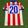 Atlético Madrid 2014 Champions League Final Retro Football Jersey – Juanfran 20- – Back View