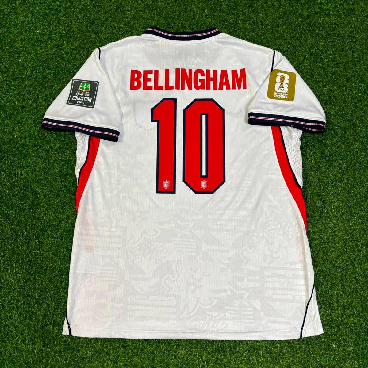 Jude Bellingham 2026 World Cup Football Jersey – Back View