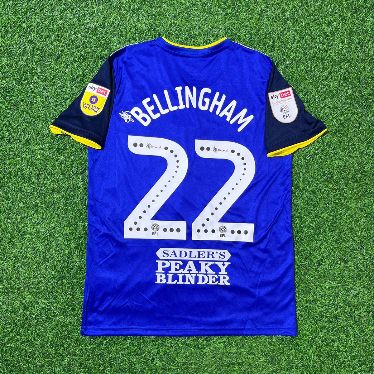 2020 Jude Bellingham Sunderland Retro Football Jersey – Back View