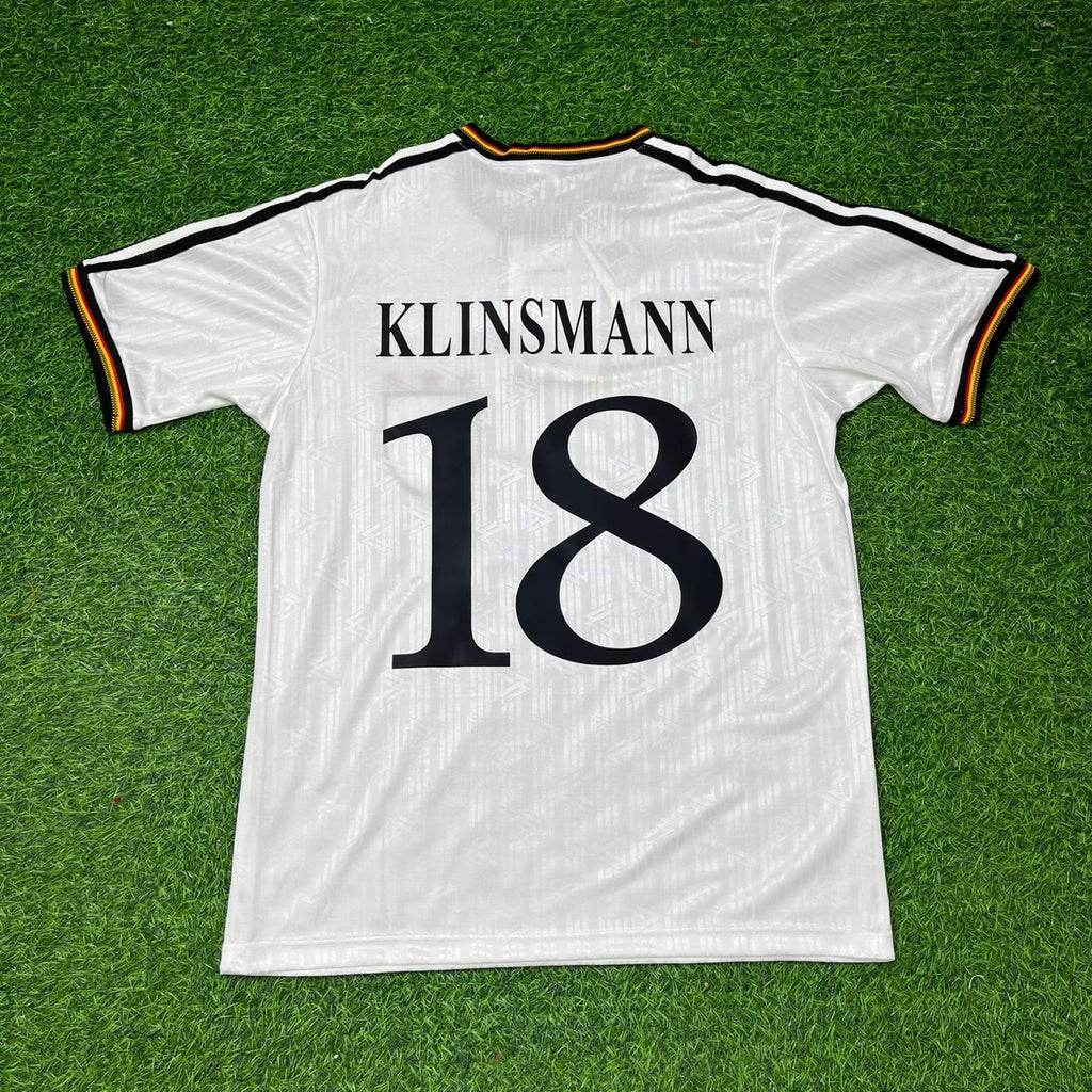 Jürgen Klinsmann Deutschland EM 1996 Finale Germany Heim Retro Set – Back View