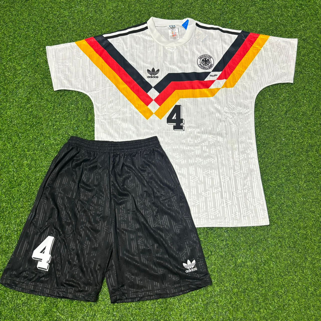 1990 Jürgen Kohler #4 Deutschland World Cup Retro – Front View