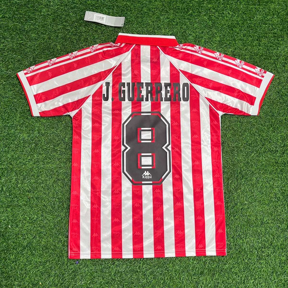 Julen Guerrero Athletic Club Bilbao Retro Football Jersey – Back View