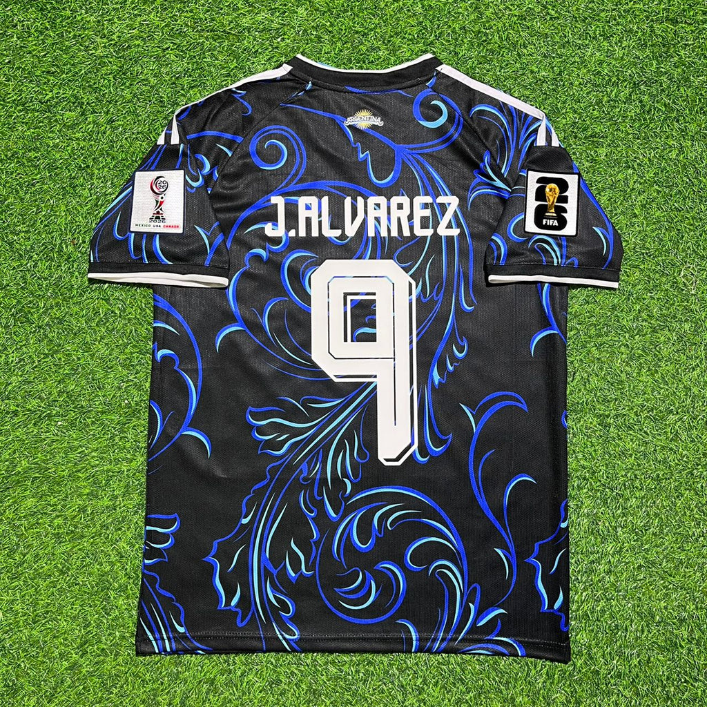2026 Argentina World Cup Julián Álvarez Kids Football Jersey – Detailed View