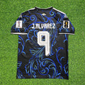 Argentina 2026 World Cup Away Blue Jersey – Julián Álvarez #9 – Back View