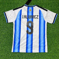 2026 Argentina World Cup Football Jersey – Julián Álvarez – Back View