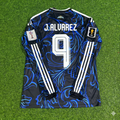 Julian Alvarez Argentina 2026 World Cup Long Sleeve Football Jersey – Back View