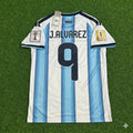 Argentina 2026 World Cup Football Jersey – Julian Alvarez – Back View