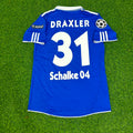 Schalke 04 Season 2010- 11 Retro Champions League Football Jersey – Julian Draxler 31 - – Back View