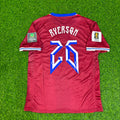Julian Ryerson Norway 2026 World Cup New Season Red Football Jersey – Back View
