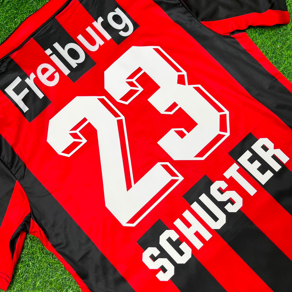 Julian Schuster SC Freiburg Retro Fussballtrikot Jersey – Front View