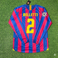 2006 Juliano Belletti Barcelona Final Retro Football Jersey – Back View