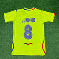 Juninho Pernambucano Olympique Lyon 2008-2009 Third Retro Football Jersey – Back View