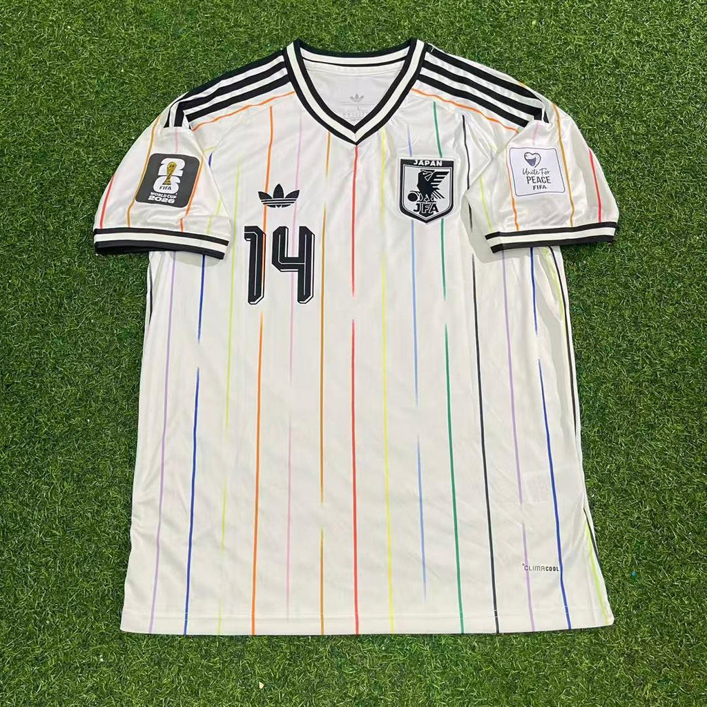 Junya Ito Japan 2026 World Cup Away White Football Jersey – Front View