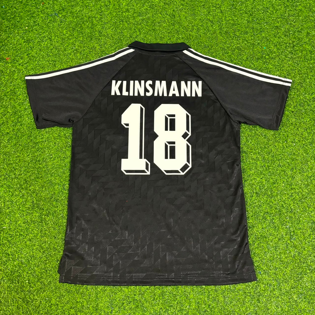 Jürgen Klinsmann Deutschland 1990 WM Schwarzes Retro – Back View