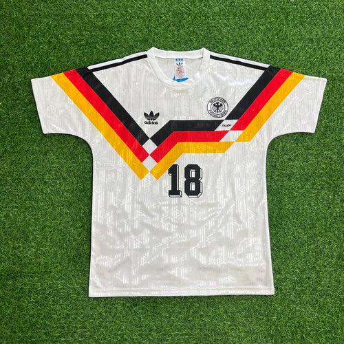 1990 Germany World Cup Retro Football Jersey – Jürgen Klinsmann – Front View