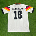 Germany 1992 Retro Football Jersey – Jürgen Klinsmann – Back View