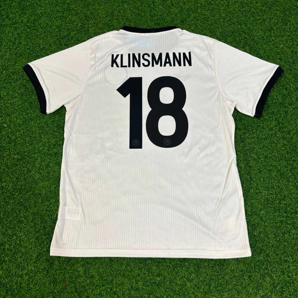 Germany 125 Year Special White Football Jersey – Jürgen Klinsmann – Back View