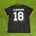 Jürgen Klinsmann Germany Black Polo Retro Commemorative Jersey – Back View
