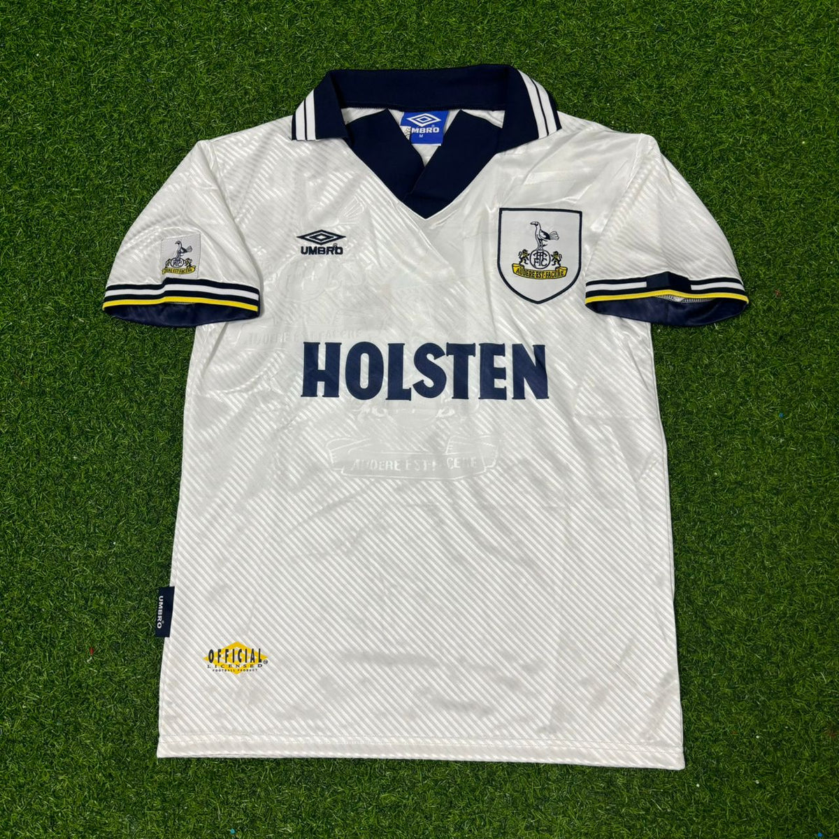 1994/95 Jürgen Klinsmann Tottenham Hotspur Home Retro Football Jersey – Front View