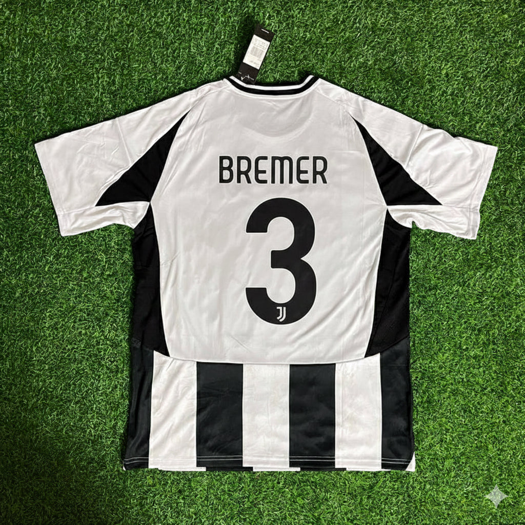 Gleison Bremer Juventus Football Jersey Edition 2 – Back View