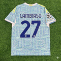 Juventus New Season Football Jersey – Andrea Cambiaso – Back View