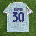 Jonathan David Juventus Football Jersey – Back View