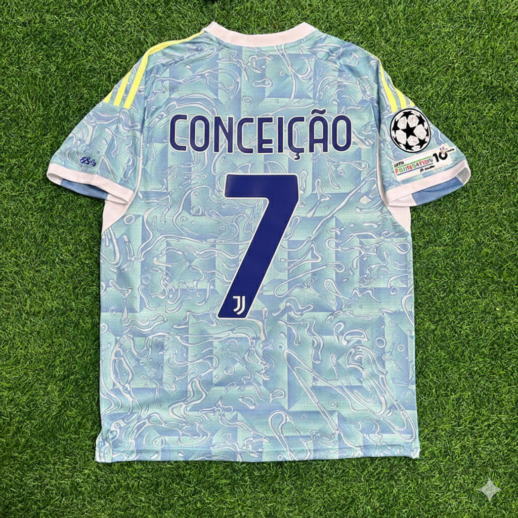 Juventus New Season Football Jersey – Francisco Conceição – Back View